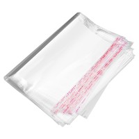 Vente en gros Sacs d'emballage en OPP Sacs d'emballage transparents auto-adhésifs en poly pour bijoux personnalisés Sacs en plastique cellophane avec rabat d'étanchéité