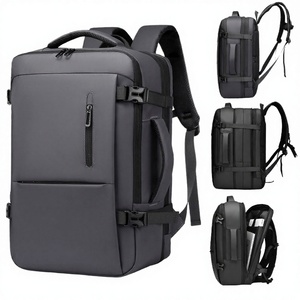 Boys' Waterproof Oxford Travel <b>Backpack</b> with USB <b>Large</b> <b>Capacity</b> 17.3-inch Computer Bag Business & Student Multi-functional - Product Image 4
