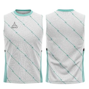 Nueva camiseta de gimnasio de entrenamiento de fútbol de alta calidad para hombre, chaleco de entrenamiento de fútbol de poliéster transpirable sin mangas - Product Image 5