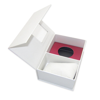 Boîte d'emballage personnalisée de luxe haut de gamme en carton pour sweats à capuche, chaussures et vêtements, avec fenêtre magnétique exclusive