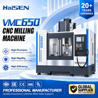 Centre d'usinage vertical CNC VMC650, fraiseuse de haute précision, changeur d'outils automatique, corps en fonte rigide, machine-outil CNC