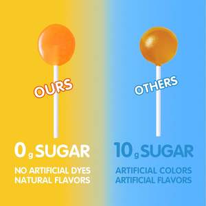 Diskon besar makanan ringan Diabetes Halal anak-anak permen Lollipop bagus untuk gigi Lollipop - Product Image 5