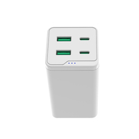 Chargeur GaN 120W 2C2A, adaptateur mural de charge rapide PD QC4+ PPS, chargeur au nitrure de gallium 4 ports pour smartphones, ordinateurs portables, tablettes