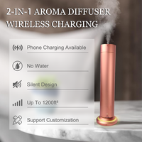 Diffuseur de parfum intelligent en métal contrôlé par application, fonctionnement sans eau, télécommande, utilisation domestique sur table, manipulation facile, huile