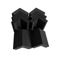 Protections d'angle en mousse EVA pour meubles, anti-collision, feuilles de protection des bords à trois côtés, empêchent les chocs, angle droit, noir 050250