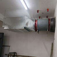 Ventilateur de pressurisation à pression positive, ventilateur axial d'alimentation en air pour la sécurité incendie, isolation de la fumée dans les escaliers et les halls d'ascenseurs