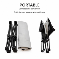Lit pour chien pliable moderne et portable, design surélevé pour chiens