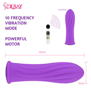 SEXBAY Neuester Ferngesteuerter Aufladbarer Stimulator IPX7 Wasserdichtes Silikon-Sexspielzeug Bullet <span class=keywords><strong>Vibrator</strong></span> für Frauen - Product Image 5