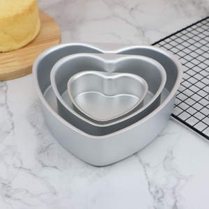 Heart Shaped Springform Pan 4 6 8 Inch Aluminum Alloy Dessert Mold Baking Tool For Cake Making - Product Image 2