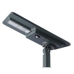 Lampadaire solaire LED tout-en-un 40W avec capteur de mouvement PIR et cellule photoélectrique IP65 alimenté par batterie pour application routière FL-YTH-PT1 - Product Image 1