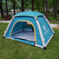 Tente autogonflante OUTAFUN pour 2 personnes, pompe à air électrique, colonnes d'air en TPU, installation facile, tente de camping gonflable, imperméable, pour l'extérieur
