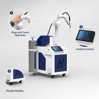 Máquina de Soldadura Automática, Robot Industrial de Soldadura de 6 Ejes, Soldador Robótico CNC Portátil para Chapa Metálica