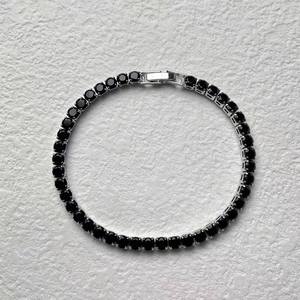 Direct Factory Sale TikTok Hot Selling Classic Style Women's Diamond <strong>Tennis</strong> <strong>Bracelet</strong> with <strong>Sapphire</strong> Zircon Stone Fashion Jewelry - Product Image 4