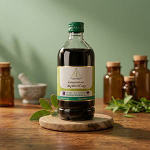 Aceite Herbal para el Cuidado de la Salud KUTAJARISHTAM con Certificación ISO de 450 ml para Diarrea y Dismenorrea - Product Image 3