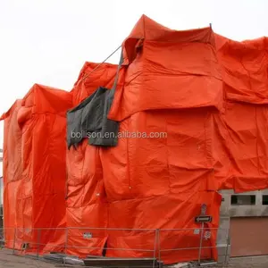 Bâche PE isolée pour bâtiments et durcissement du béton, prix d'usine, construction d'hiver robuste, boîtier, bâche PE isolée