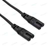 Câble adaptateur secteur IEC320 C14 vers double C7 Y Splitter, 10A 125V IEC 3 pôles mâle vers 2x2Pole femelle Figure 8 Plug