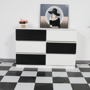 Meuble de rangement pour chambre à coucher, armoire à <span class=keywords><strong>6</strong></span> <span class=keywords><strong>tiroirs</strong></span>, 47 pouces de large, <span class=keywords><strong>commode</strong></span> à <span class=keywords><strong>double</strong></span> tiroir pour chambre à coucher - Product Image 3