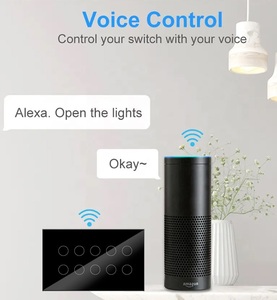Zigbee 4-5-6-8-10gang/2way cảm ứng thông minh chuyển đổi ánh sáng thông minh tuya wifi thiết bị chuyển mạch làm việc Alexa Google nhà tường chuyển đổi Wifi - Product Image 5