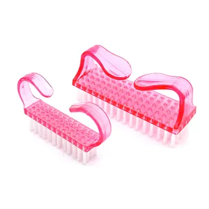 Bylon Remover Scrub Remove Toe Disposable Handle Nail Manicure Tool Plastic Cleaner Horns Cleaning Pedicure Dust Art Brush Small