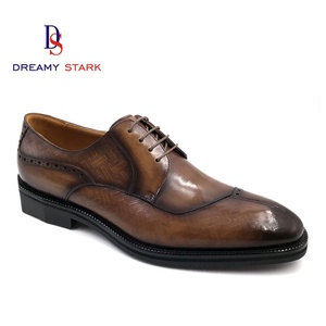 Chaussures habillées Oxford en cuir véritable de vachette de haute qualité, style vintage italien chic, modèle Dreamy Stark, très demandées - Product Image 1