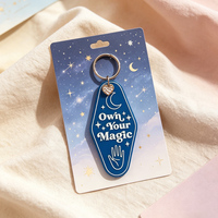 Porte-clés Personnalisés Type Hôtel/Motel, Affirmation Positive, Optimisme, Cadeau La Gentillesse Est Magique, Les Belles Choses, Adoptez Votre Magie, Amour de Soi