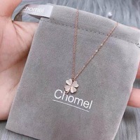 Petite pochette en velours personnalisée avec logo, 7x9 cm, emballage de luxe pour bijoux, sac à cordon pour bague, boucles d'oreilles, collier