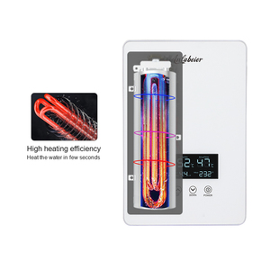 Calentador de Ducha Eléctrico de 8KW con Pantalla LED, Control Táctil de Vidrio, Calentamiento Instantáneo para Paraguay - Product Image 6