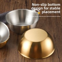Koreaanse stijl gepolijste handgemaakte roestvrijstalen ecovriendelijke BPA-vrije magnetronbestendige moderne minimalistische multifunctionele schaal voor snacks