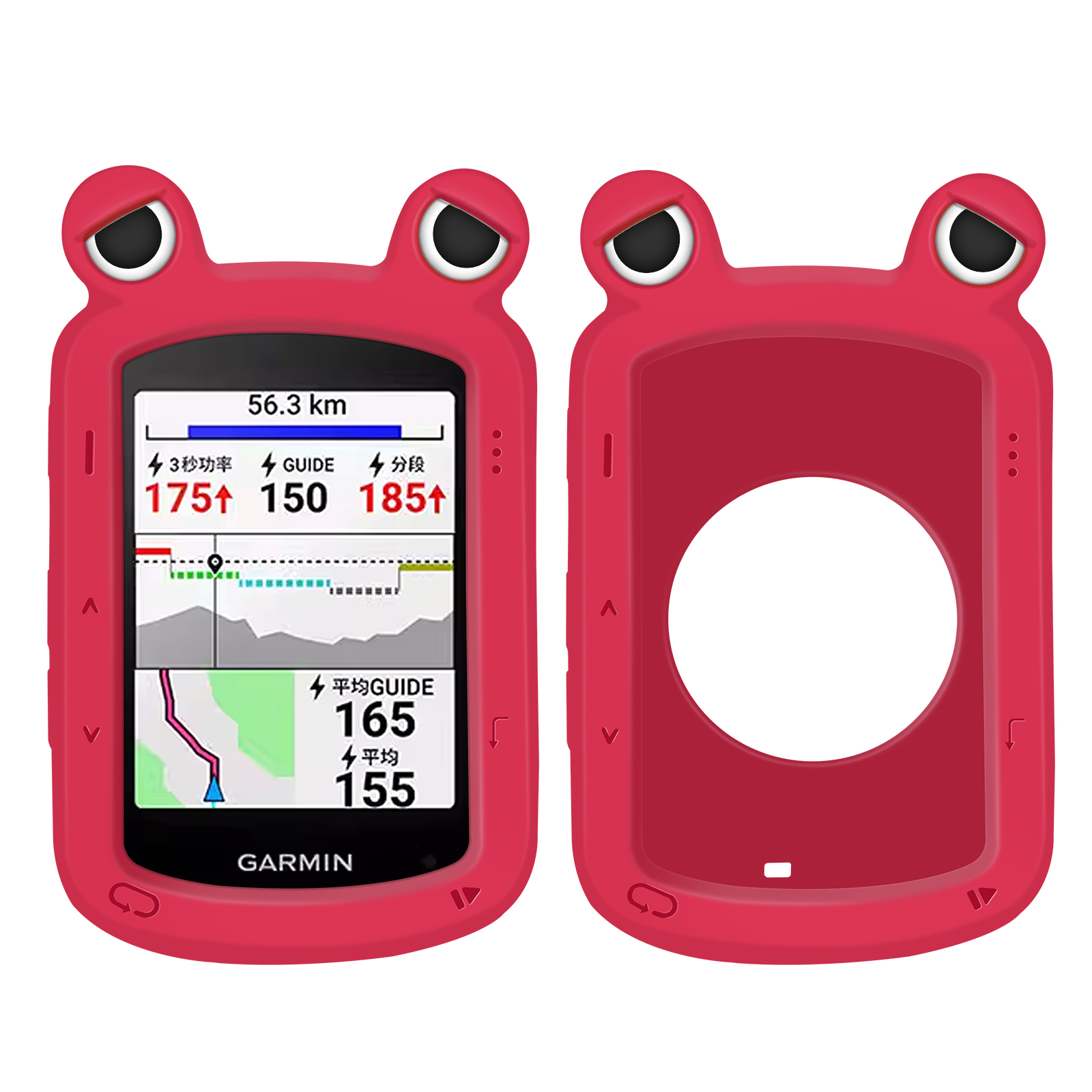 Big Eyes Green Frog Phone Case - Full Protection for Garmin Edge