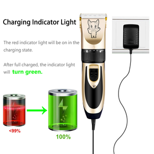 <span class=keywords><strong>Tondeuse</strong></span> professionnelle ultra-silencieuse pour animaux de compagnie - Kit de toilettage pour <span class=keywords><strong>chien</strong></span> sans fil rechargeable - <span class=keywords><strong>Tondeuse</strong></span> électrique étanche pour poils épais - Product Image 2