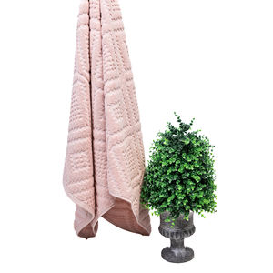 Toallas Jacquard de algodón orgánico 100% al por mayor de lujo y altamente absorbentes - Product Image 2