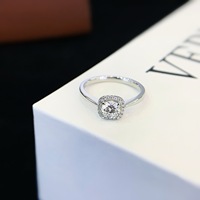 Diamant de laboratoire certifié IGI, 1 carat, taille ronde, PT950, or massif 18 carats, bague de fiançailles de luxe