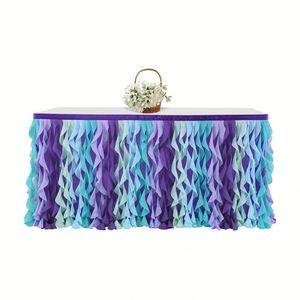 ผ้าคลุมโต๊ะสีขาวขนาด 6 ฟุต สำหรับตกแต่งงานวันเกิดเด็ก - Product Image 6