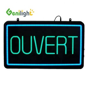 Siêu sáng nóng bán sản phẩm mới tùy chỉnh pháp <span class=keywords><strong>LED</strong></span> ouvert mở bảng hiệu - Product Image 4