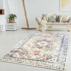 Hot Selling gedruckt Classic Design Anti-Rutsch-Teppich 3d bedruckten Teppich persischen Stil für Wohnzimmer Schlafzimmer
