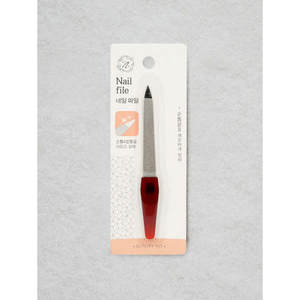 Lima de uñas de cebra de alta calidad, tablero de esmeril de acero curvo con papel de lija doble para el cuidado de las uñas en salones - Product Image 1