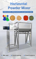 Mélangeur horizontal à ruban pour aliments secs en poudre, petite production, 100l, 200l, 500l, automatique, à vendre