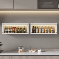 Étagère de rangement coulissante de cuisine haut de gamme, support suspendu pour bouteilles et boîtes d'assaisonnement, meuble de rangement durable