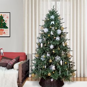 Luxury 6FT Prelit <b>Artificial</b> Smart Christmas <b>Tree</b> Xmas <b>Tree</b> PE Decorative Christmas <b>Trees</b> - Product Image 2