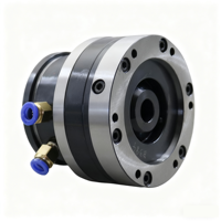 Mandrin pneumatique de haute précision JAC-15, mandrin rotatif pneumatique compact avec conception creuse pour une rotation rapide automatisée