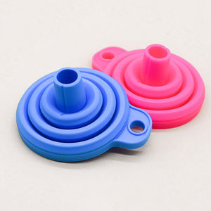 Socan Muitos tamanhos diferentes BPA Free Food Grade Cozinha Gadgets Ferramenta Utensílio Silicone Dobrável Funil Dobrável - Product Image 6