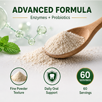 Poudre dentaire OEM 8-en-1 pour animaux de compagnie avec enzymes et probiotiques pour chiens et chats – Élimine la plaque et le tartre, rafraîchit l'haleine, multi-enzymes