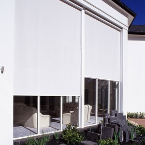 Stores extérieurs motorisés intelligents coupe-vent, stores occultants à fermeture éclair pour fenêtres, stores enrouleurs en fibre de verre pour balcon - Product Image 3