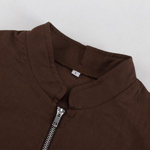 Nouvel ensemble décontracté et tendance en coton et <span class=keywords><strong>lin</strong></span> pour <span class=keywords><strong>femme</strong></span> : veste zippée à manches longues, gilet et <span class=keywords><strong>pantalon</strong></span> large – Ensemble trois pièces - Product Image 5