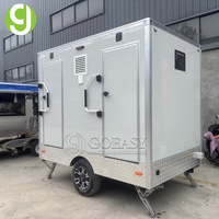 Toilettes portables Goeasy pour caravane à vendre – Remorque de voyage tout-terrain 2-4 places avec douche, style design chinois, écologique et durable