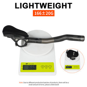 Toseek Full Carbon Relax Manillares Bicicleta Mountain Bike TT Manillar Carbon Handle <span class=keywords><strong>Bar</strong></span> End para bicicleta - Product Image 4