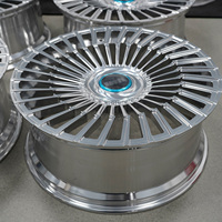Jantes en alliage Mforged Deep Dish personnalisées argentées à rayons denses, programme de fourniture OEM ODM pour les acheteurs de jantes B2B mondiaux