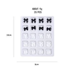 Aksesori Kupu-kupu 3D Manikur Baru Ornamen Jeli Kupu-kupu Warna-warni Dekorasi Seni Kuku Pesona Kupu-kupu DIY