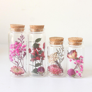 Mini bouquet de fleurs séchées <span class=keywords><strong>pour</strong></span> mariage dans un bocal en verre et une bouteille en tube à essai <span class=keywords><strong>pour</strong></span> bars, célébrations de Diwali, souvenirs porte-bonheur - Product Image 4