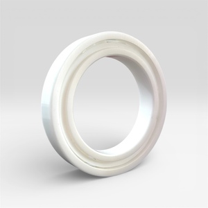 Rodamiento Cerámico <span class=keywords><strong>de</strong></span> Zirconio (ZrO2) 6910, 50x72x12mm, Sección Delgada, No Magnético, Aislado, para Semiconductores, MRI, Vacío, Química, Articulaciones <span class=keywords><strong>de</strong></span> Robots - Product Image 1